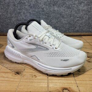 Brooks Adrenaline GTS 23 Shoes Womens Size 10 White Sneakers Running Athletic